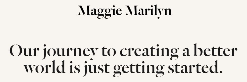 Read more about the article Working with Maggie Marilyn